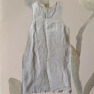 Sleeveless Linen Dress